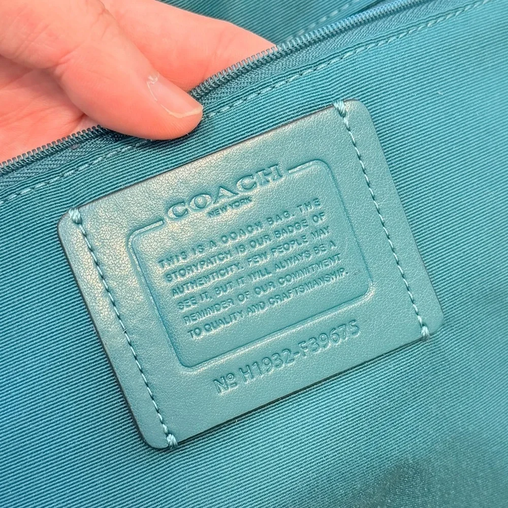 Coach Derby Metallic Tote Bag